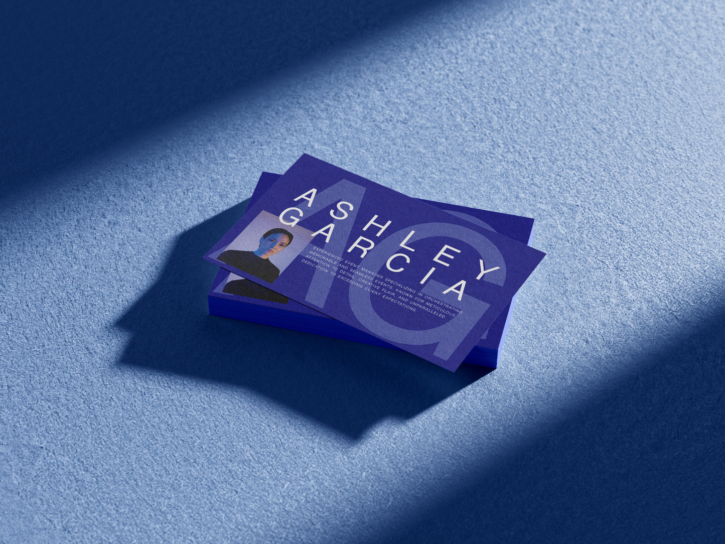 Business Card Single Sided - Design
