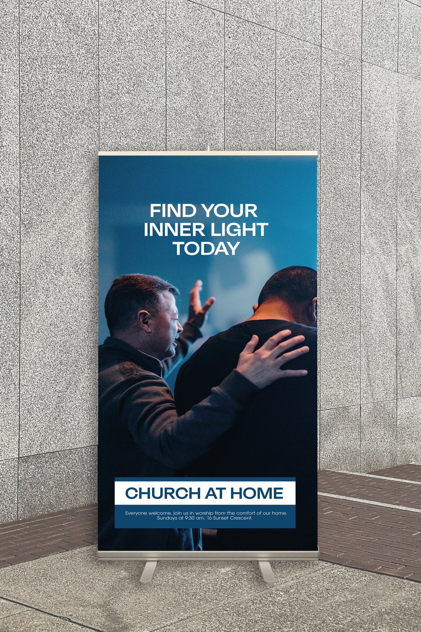 Church Pull Up Banners - 1000 x 2020 mm