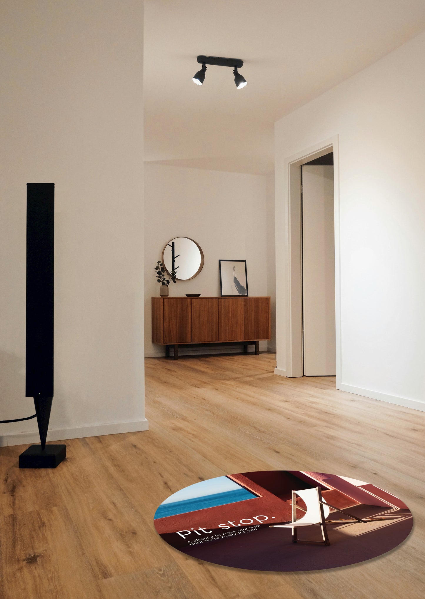 Round Floor Decal - Relaxation