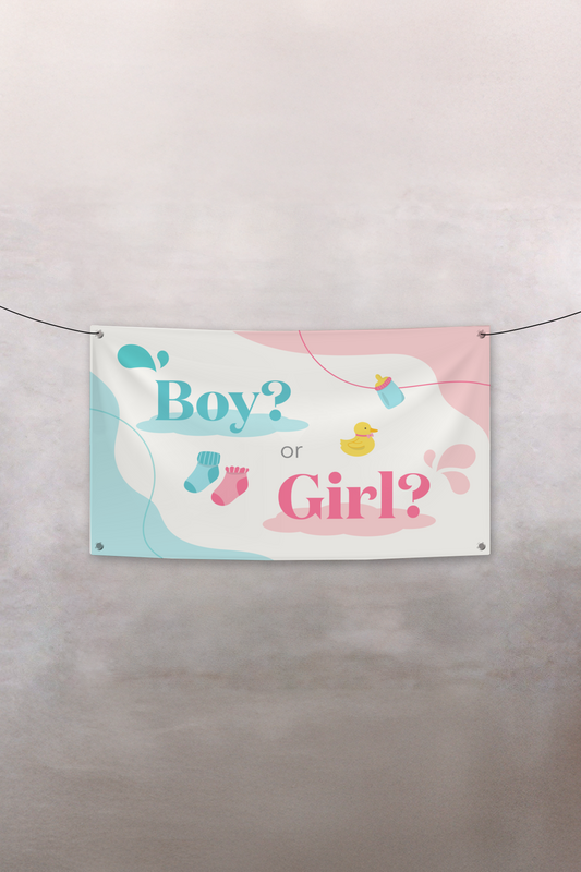 Baby Shower Banners - 1830 x 610 mm