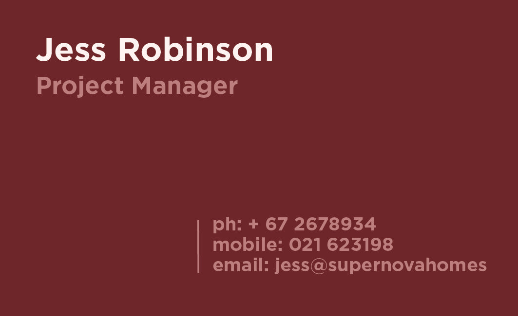 Business Card Double Sided - Real Estate