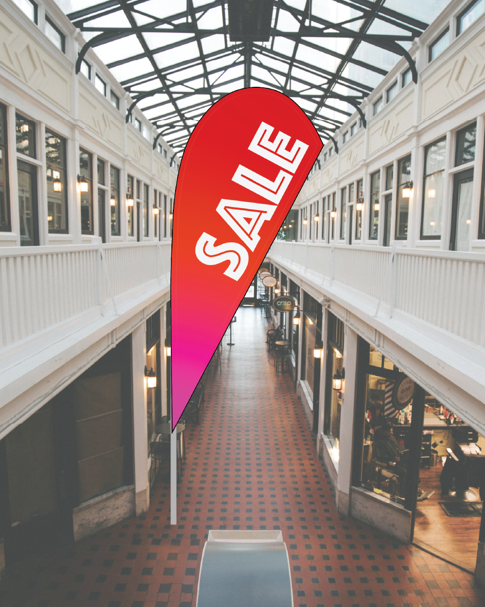 Small Sale Teardrop Flag