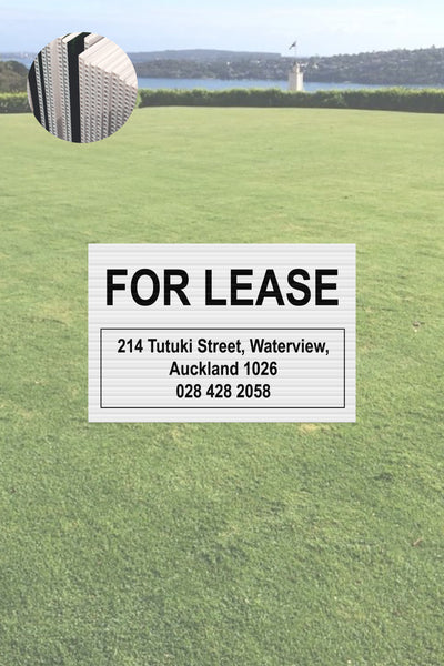 For Lease Corflute Signage