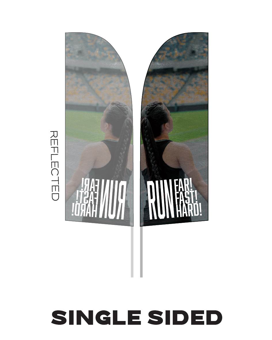 Small Open Home Real Estate Feather Flag