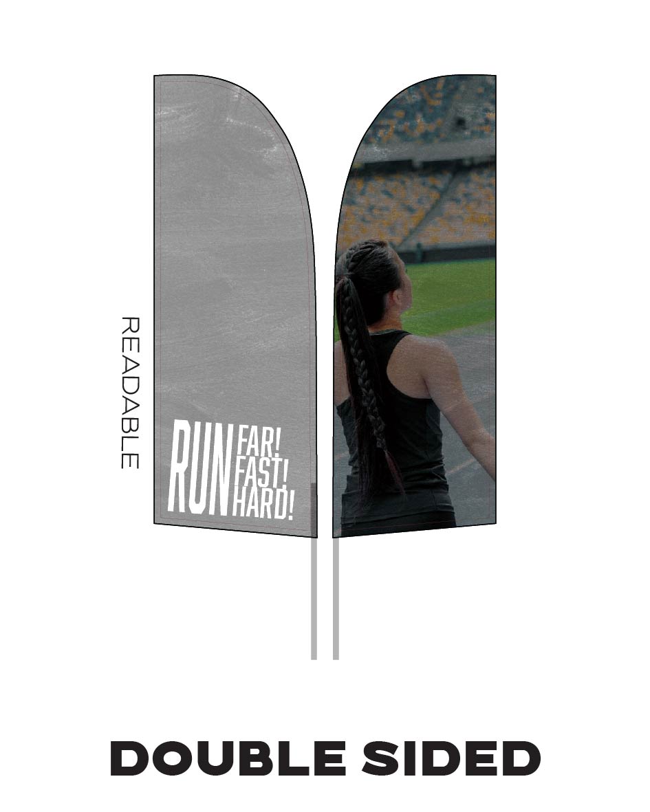 Small Open Home Real Estate Feather Flag