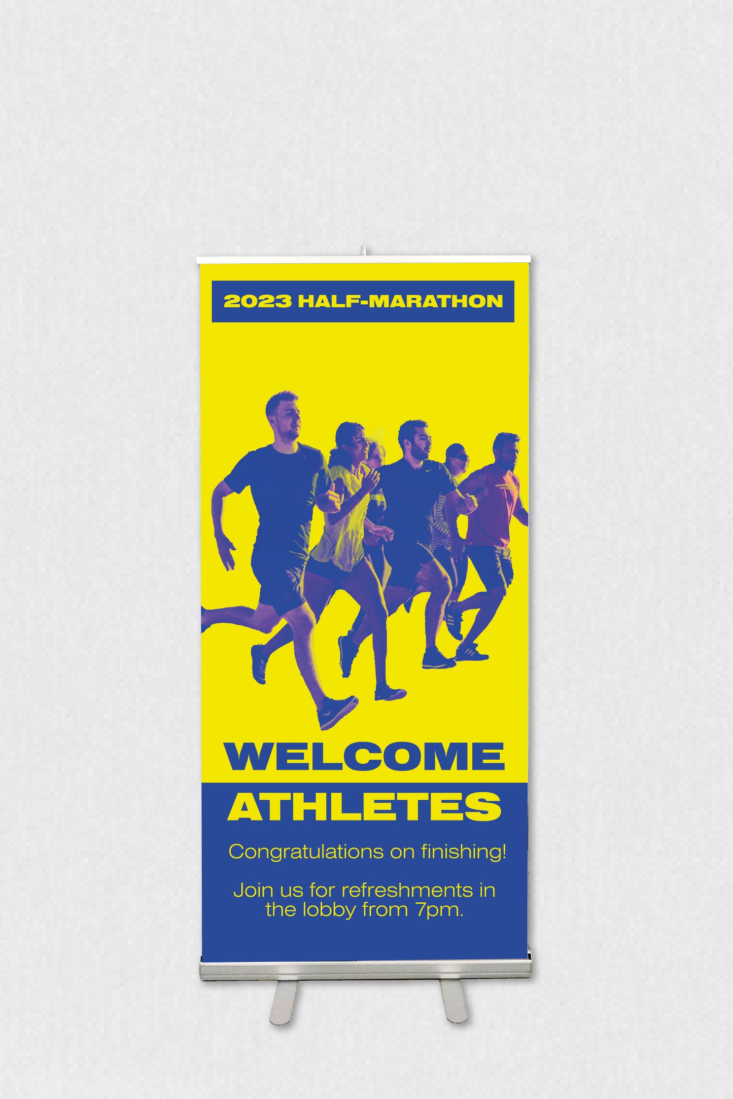 Half Marathon Pull-up Banner 850 x 2000mm