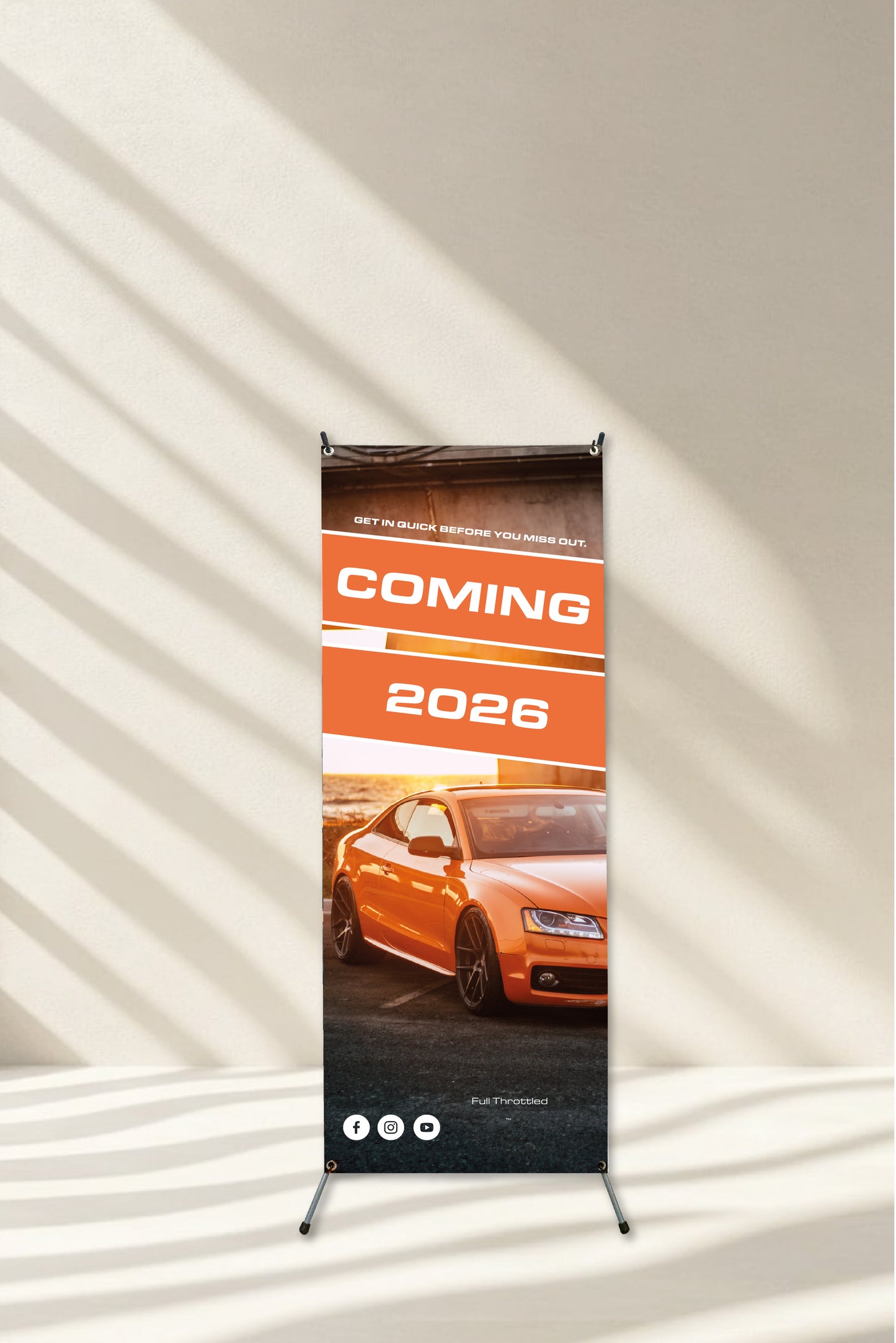 Luxury Cars X Banner Stands