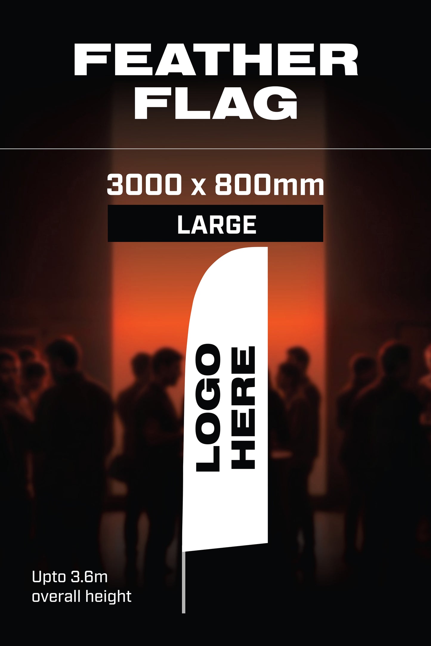 Large Feather Flag