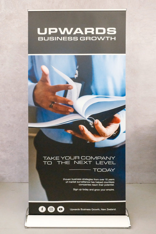 Prestige Pull Up Banner Silver Frame