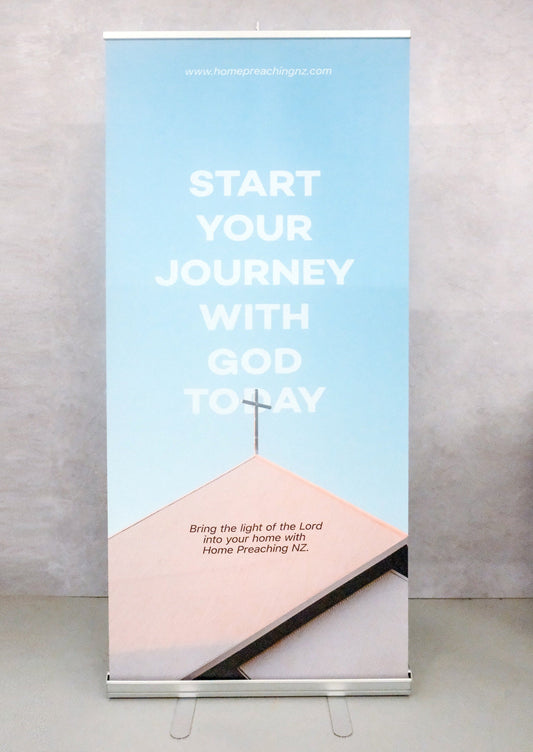 Church Pull Up Banners - 850 x 2020 mm