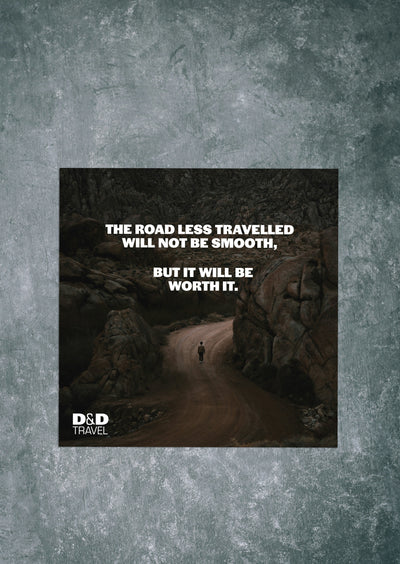 Square Floor Decal - Travel