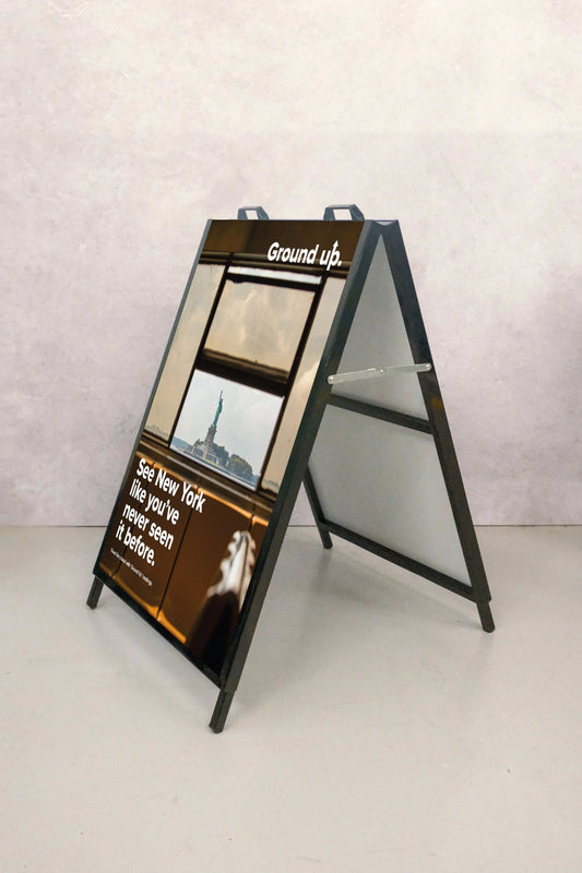 A-Frame Travel Footpath Sign