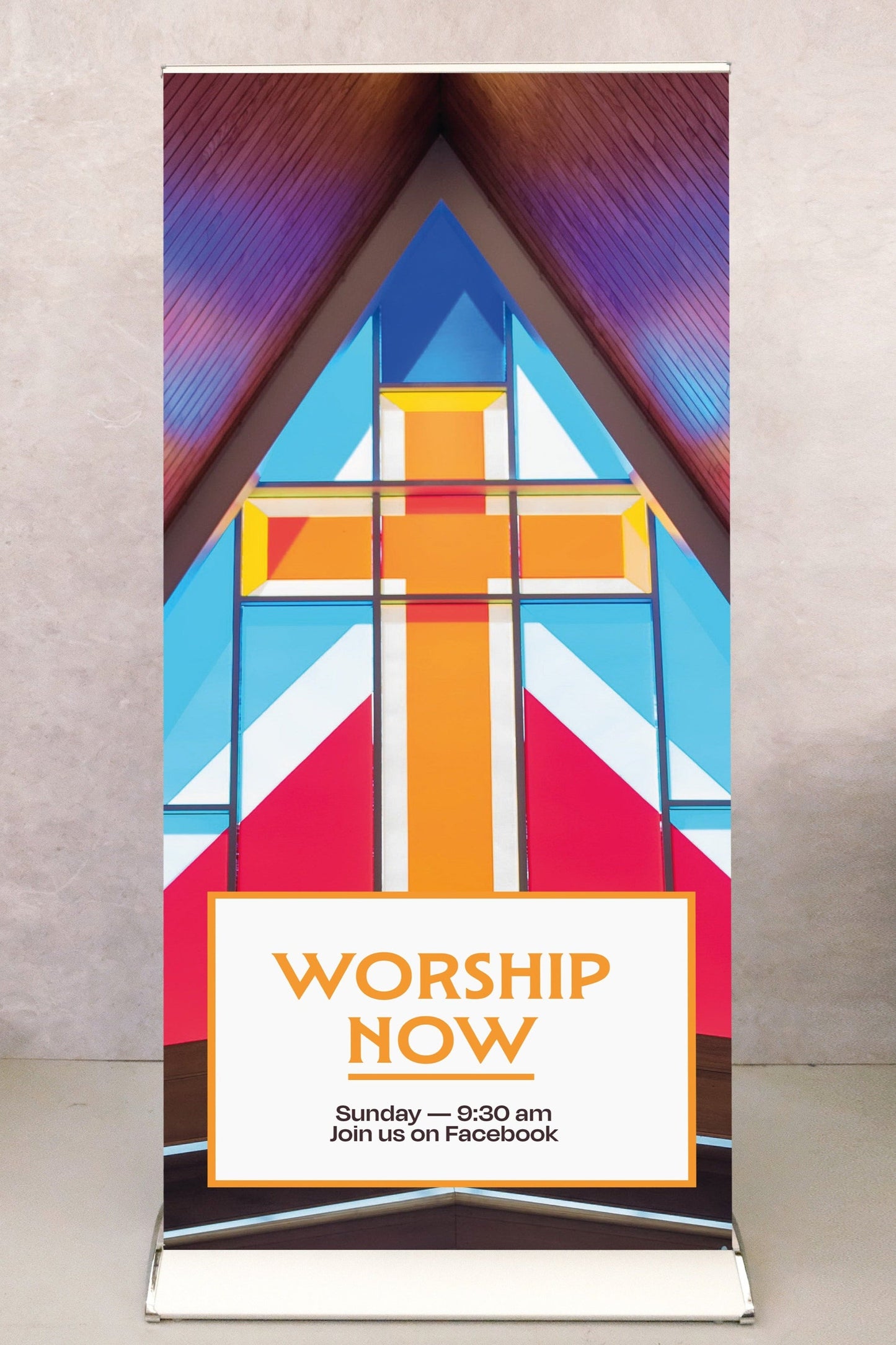 Prestige Pull Up Banner Silver Frame