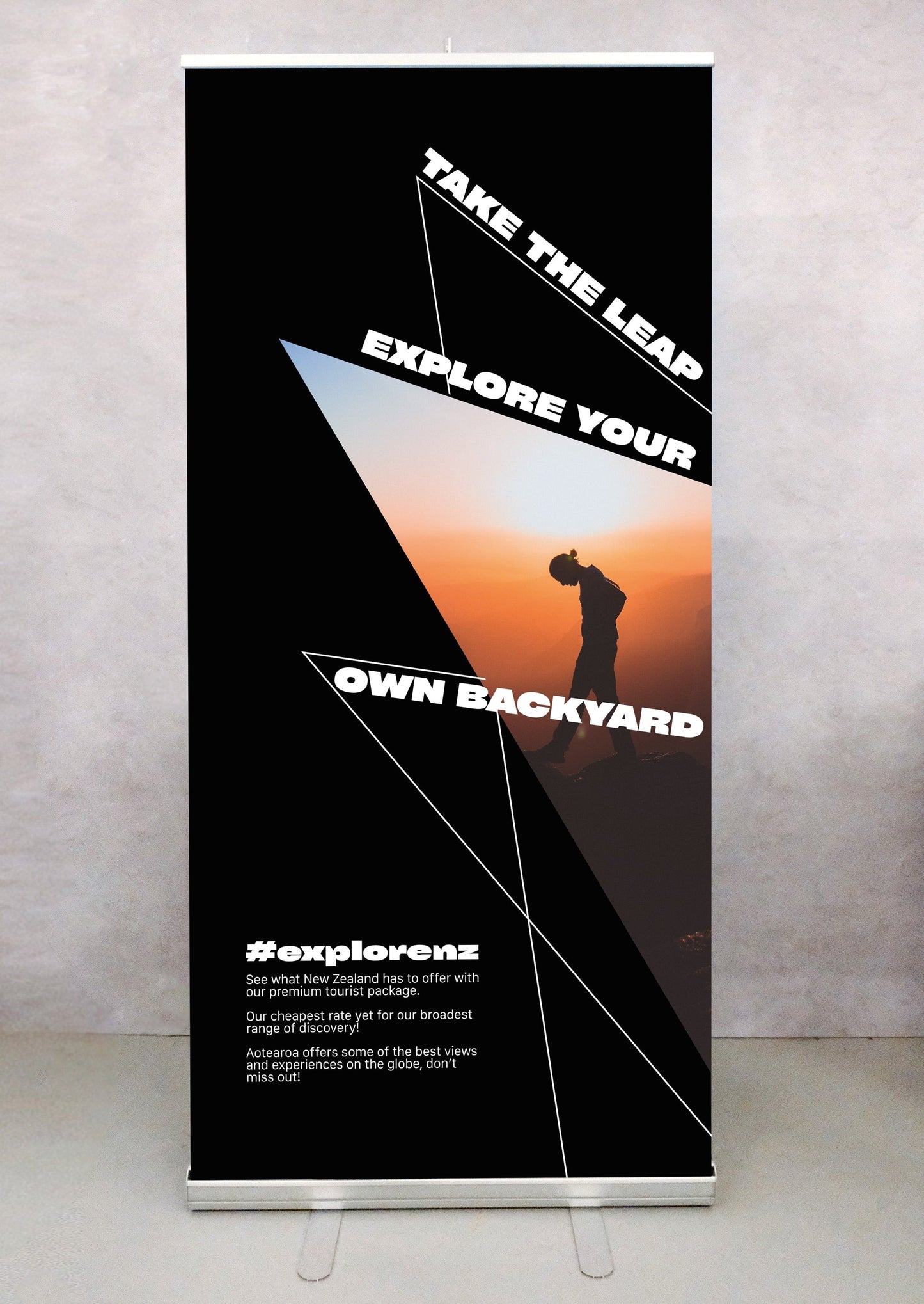 School Camp Experience Pull Up Banner - 850 x 2040 mm