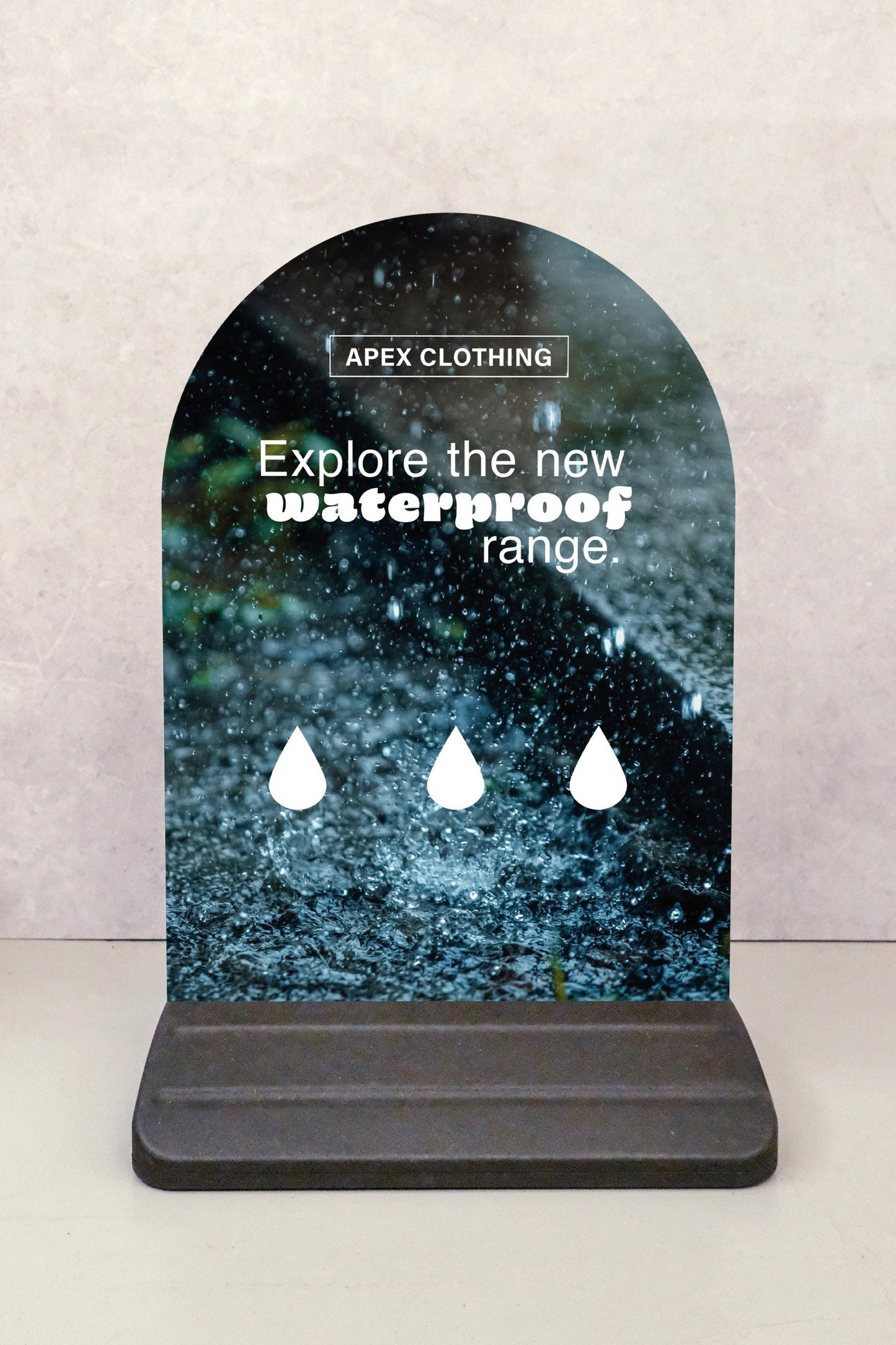 Footpath Sign Custom Shape