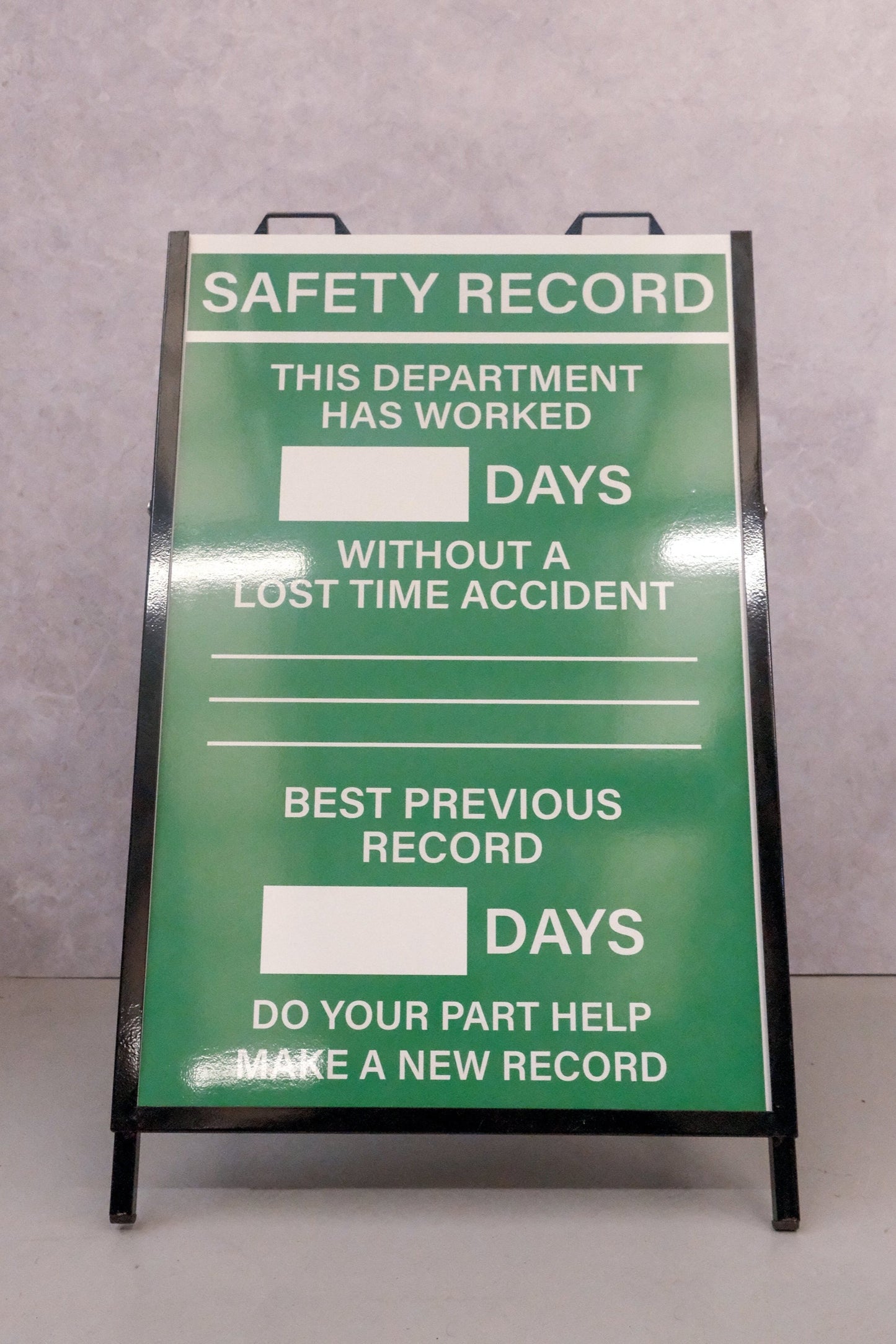 A-Frame Safety Footpath Sign