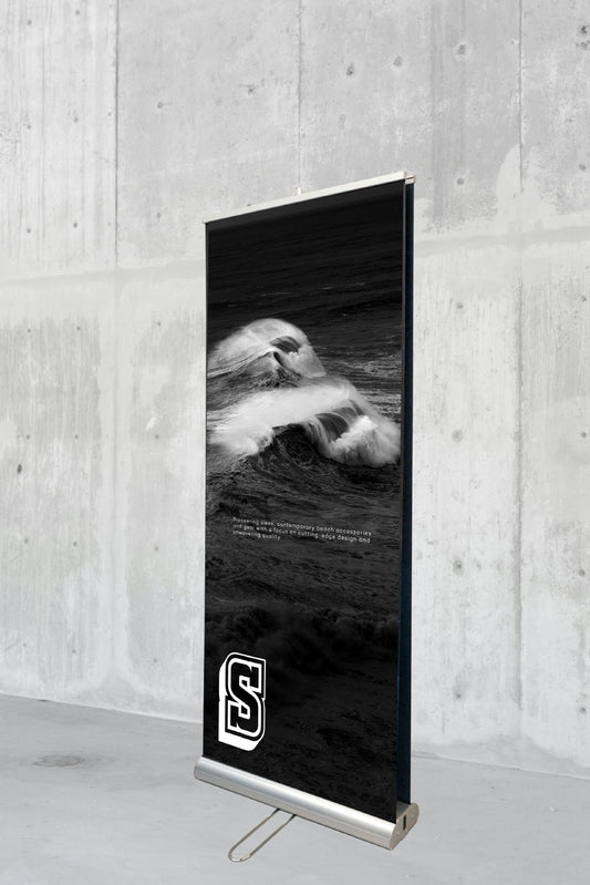 Surf Shop Double Sided Pull-Up Banner