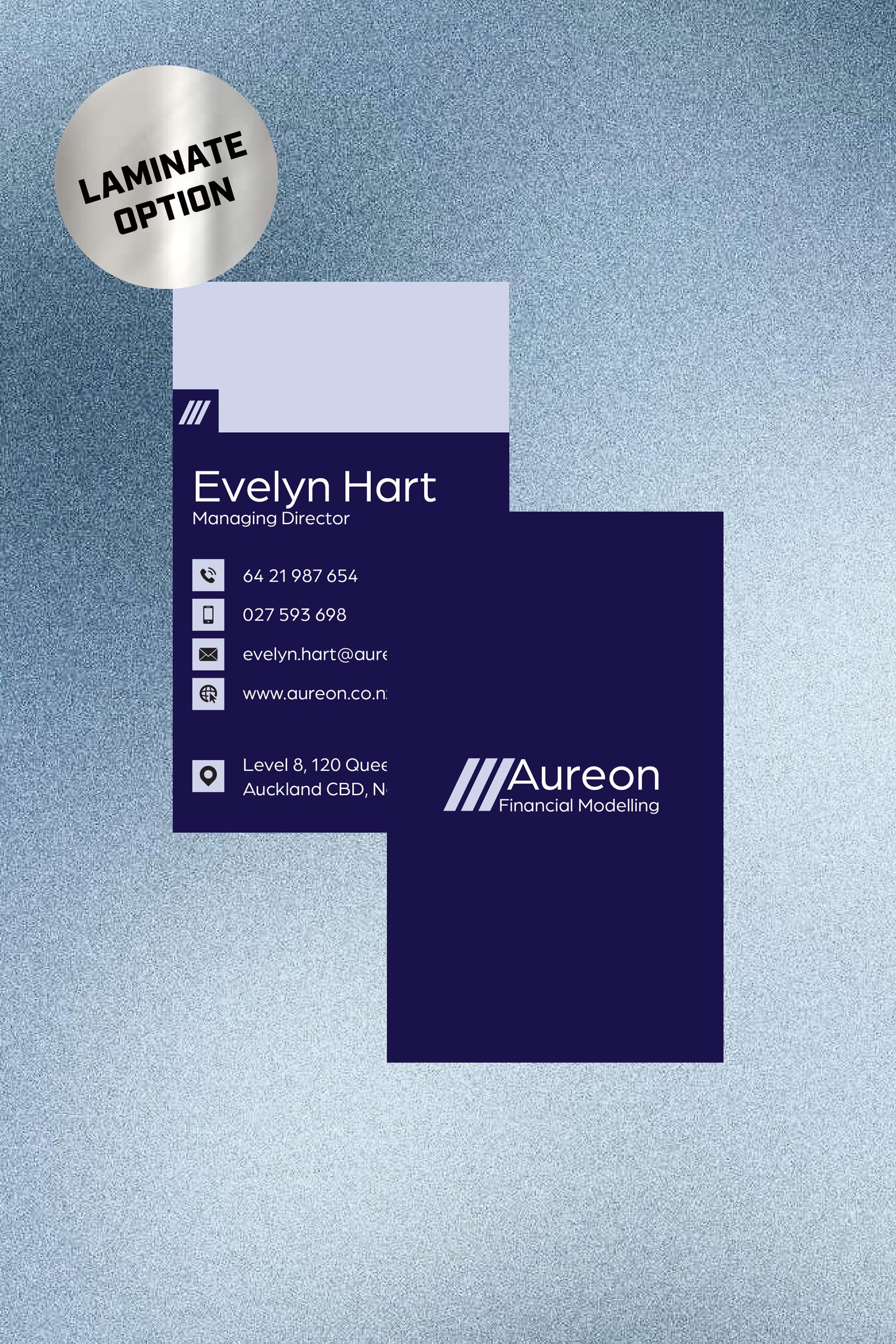 Financial Portrait Business Card