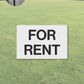 Ready-made FOR RENT Corflute Signage