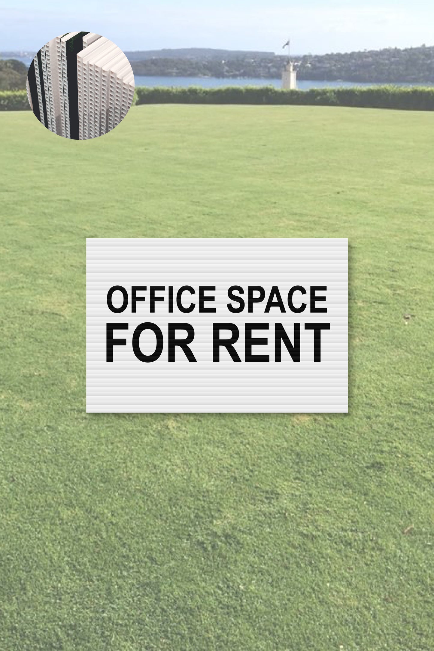 Office Space For Rent Corflute Sign
