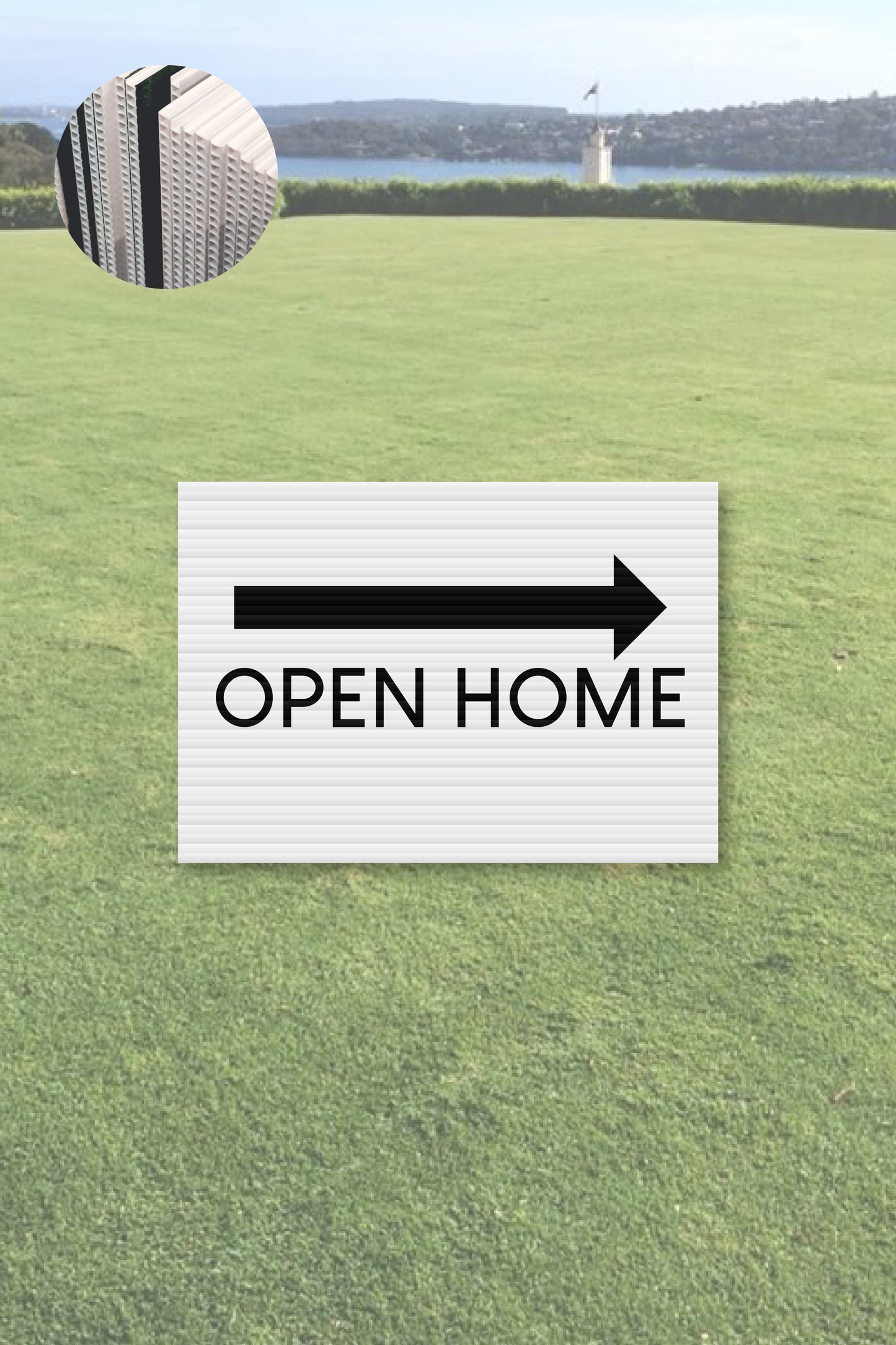 Open Home Corflute Sign
