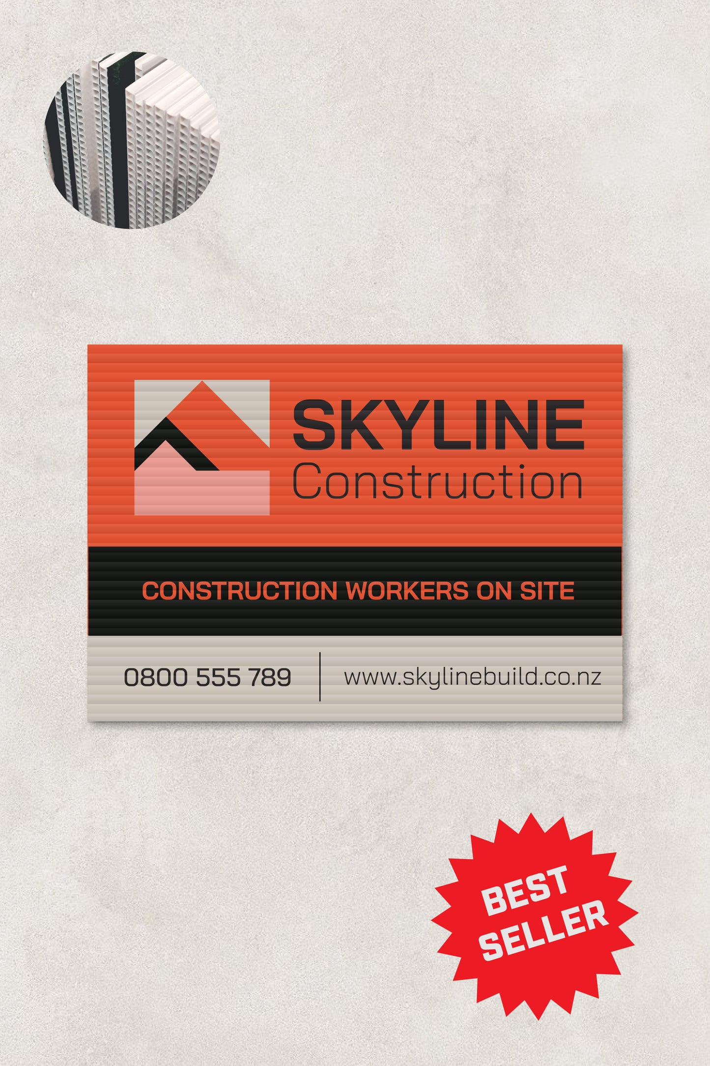 Construction Company Corflute Sign