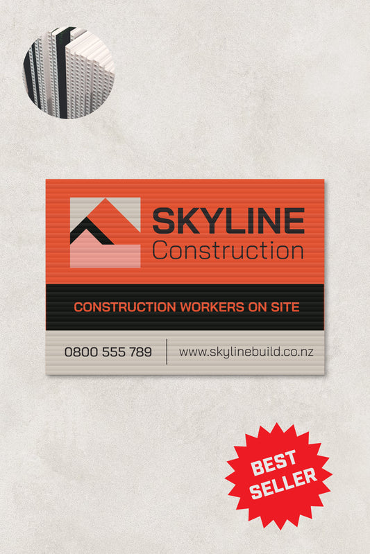 Construction Company Corflute Sign