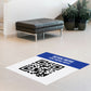 QR Code Floor Decal - Square Shape