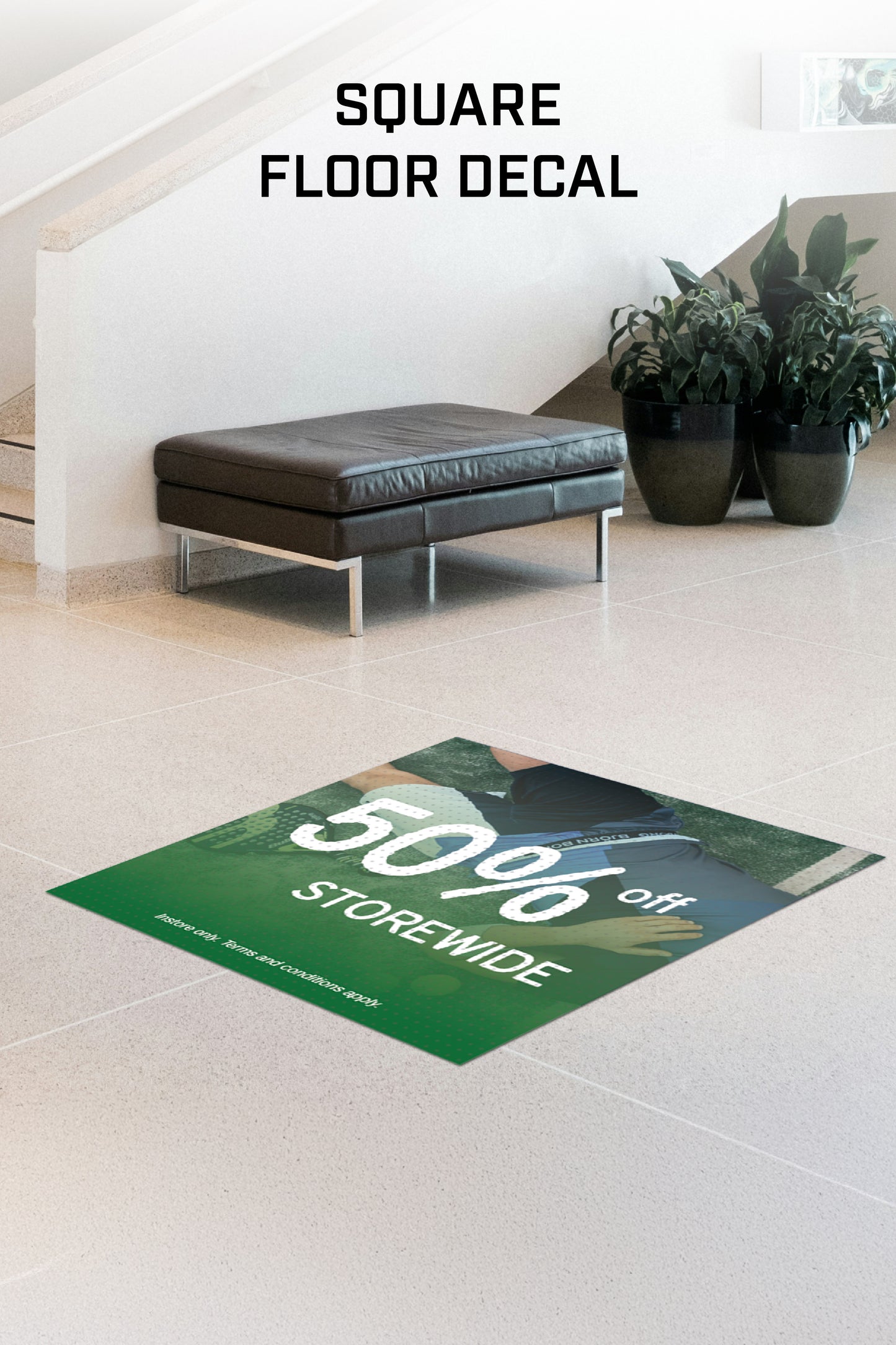 Store Sale Floor Decal - Square Shape
