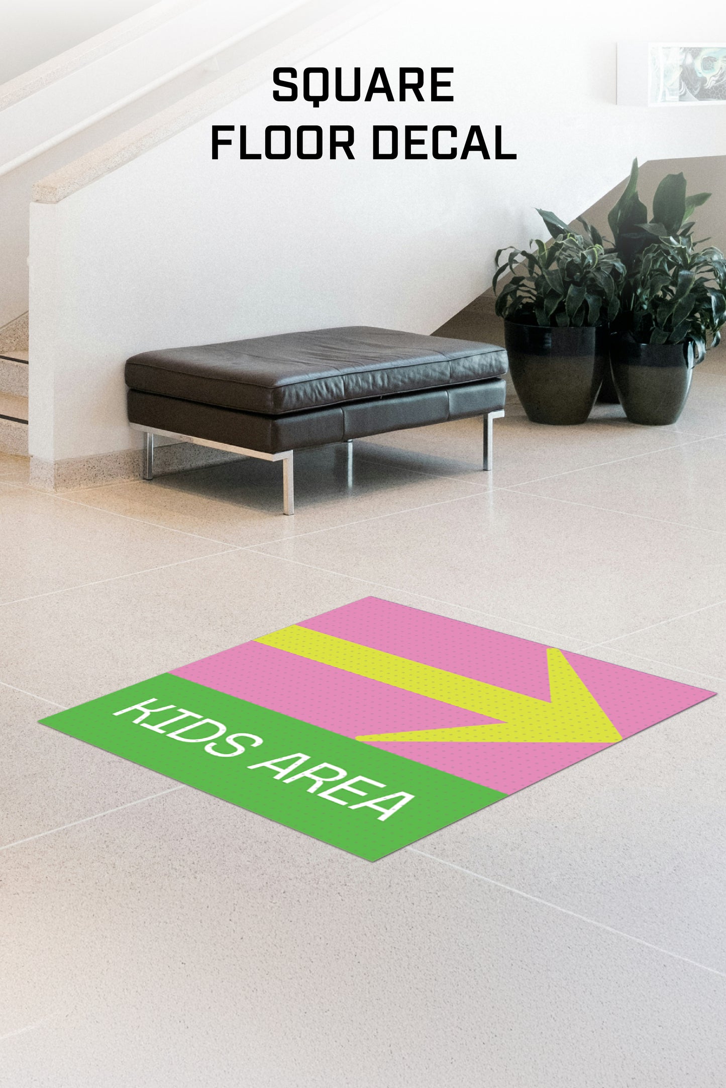 Kids Area Floor Decal - Square Shape