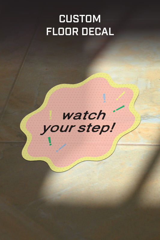 Cutom Shape Floor Decal