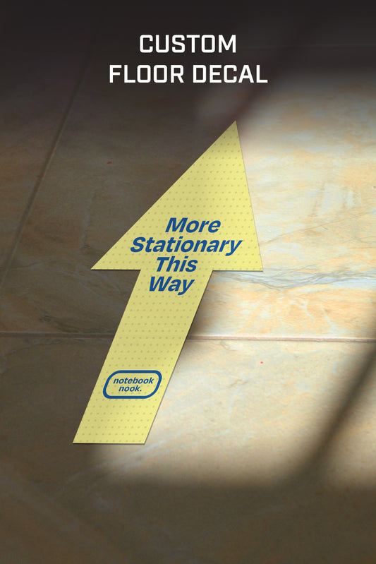 Arrow Shape Stationary Store Floor Decal