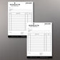 Custom Job Card | 50 Leaves Pad - 70gsm paper