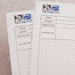 Custom Job Card | 50 Leaves Pad - 70gsm paper