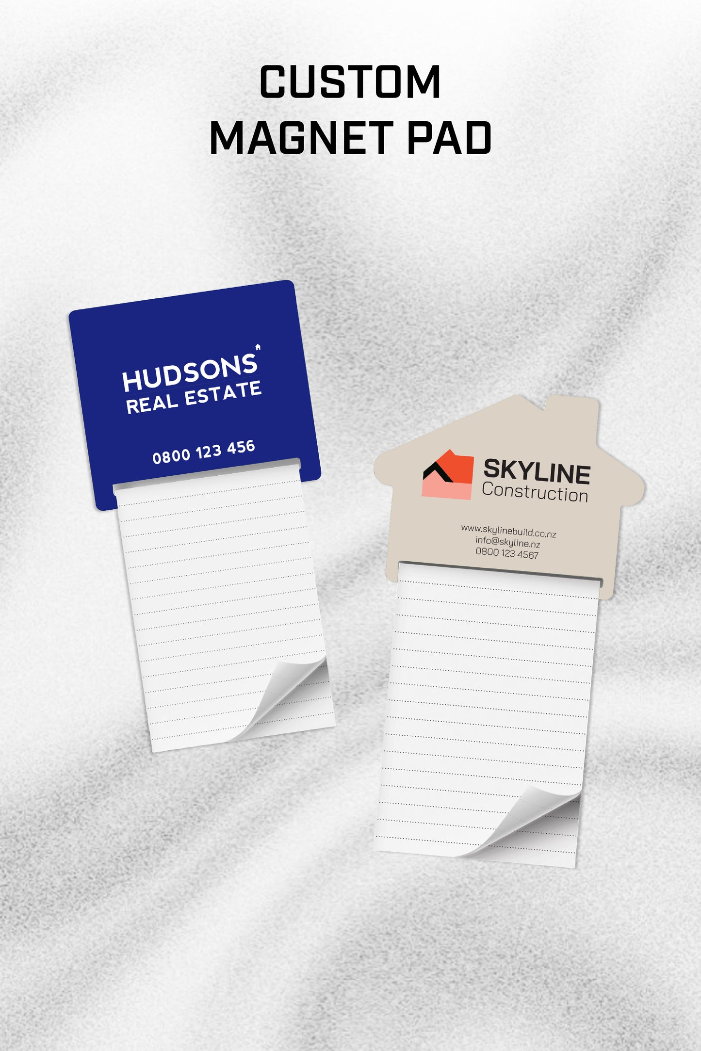 Custom Magnet Memo Pad | Magnet Notepad - A7 Lined