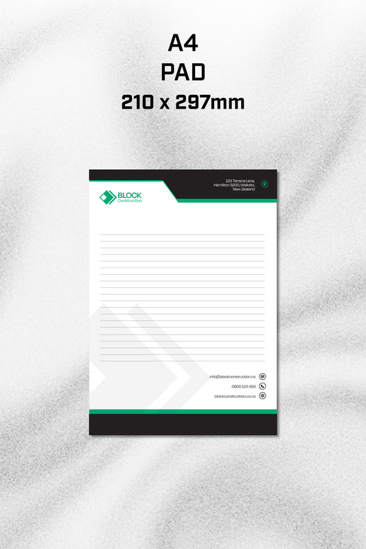 A4 Note Pad | 50 Leaves Pad