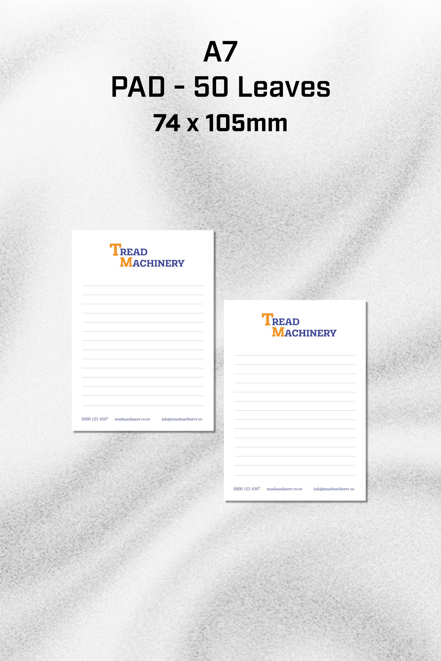 A7 Note Pad | 50 Leaves Pad - 70gsm paper