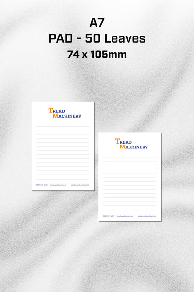 A7 Note Pad | 50 Leaves Pad - 70gsm paper