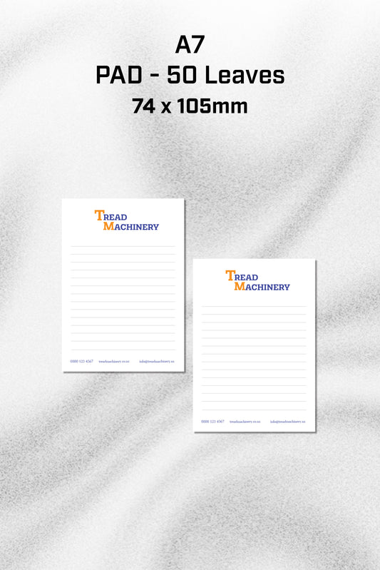A7 Note Pad | 50 Leaves Pad - 70gsm paper