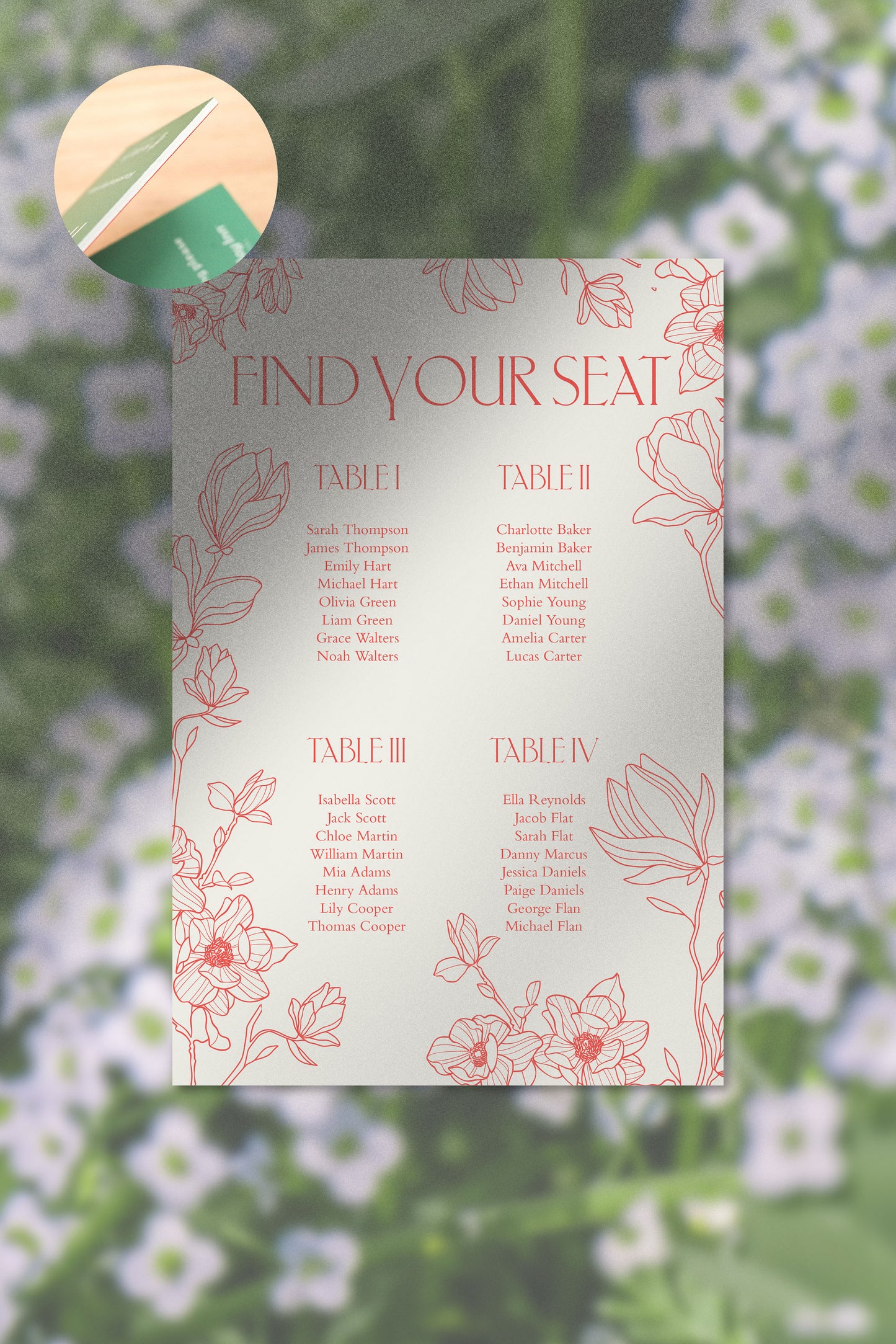 Seating Plan Palight Signage
