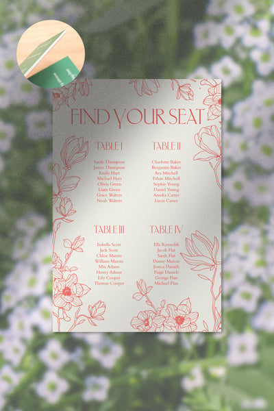 Seating Plan Palight Signage