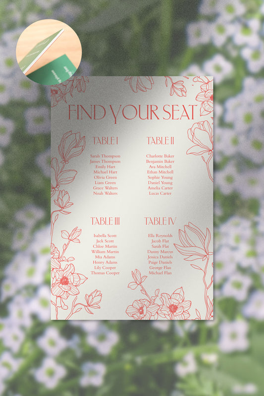 Seating Plan Palight Signage