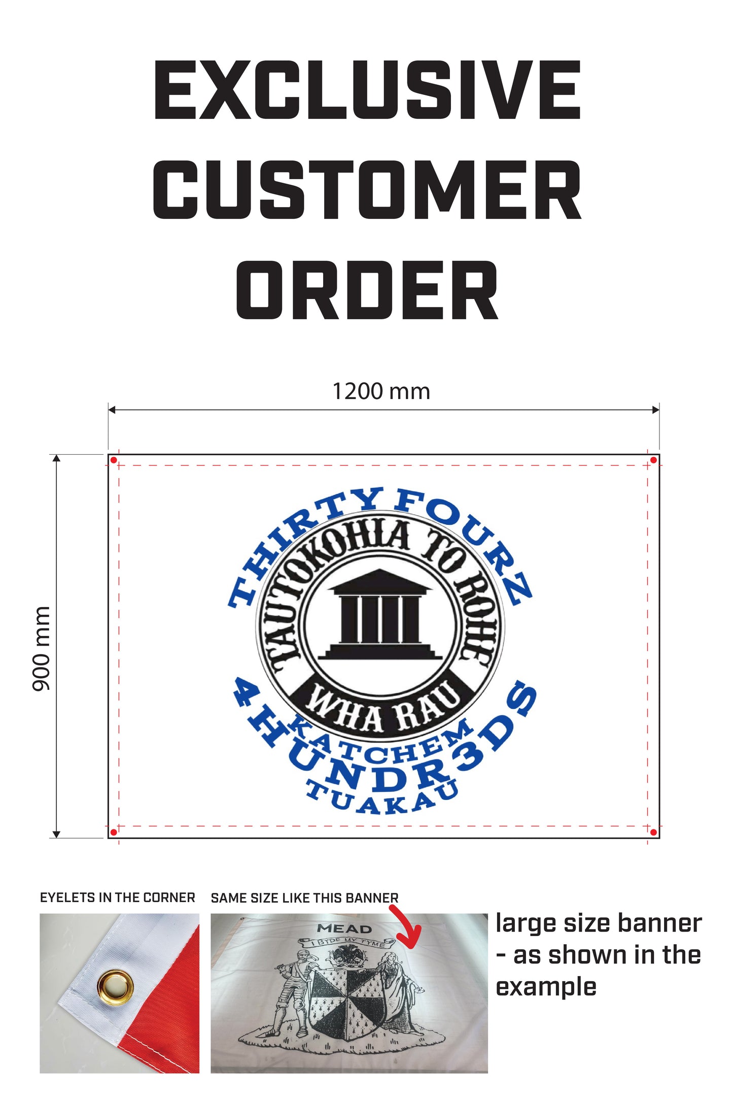 Exclusive Customer Order - Thirty Fourz