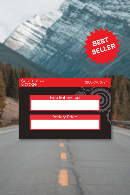 Free Battery Test Service Sticker