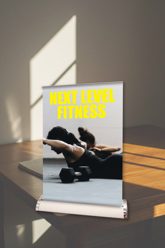 Standard A3 Fitness Gym Table Banner