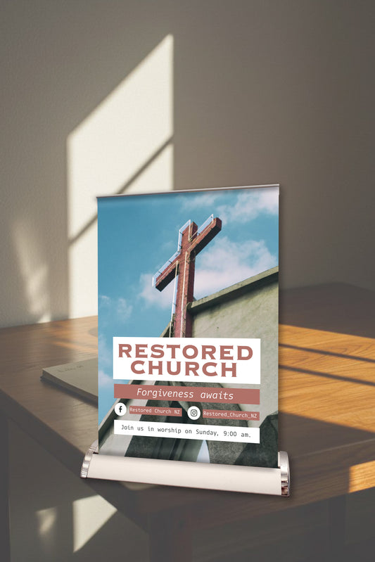 Church A3 Table Banner
