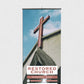 Church Roll Up Banner Black Base