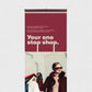 Shopping App Roll Up Banner Black Base
