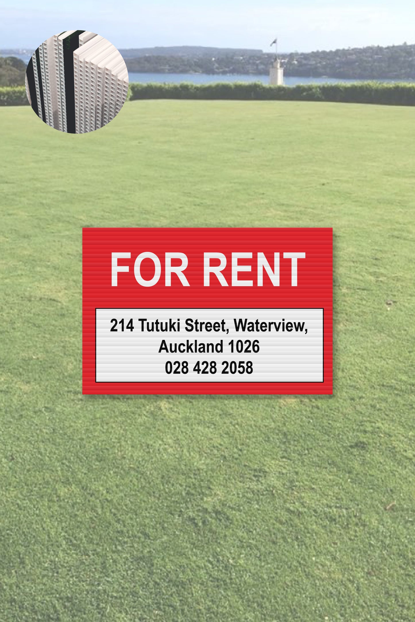 Rental Corflute Signage