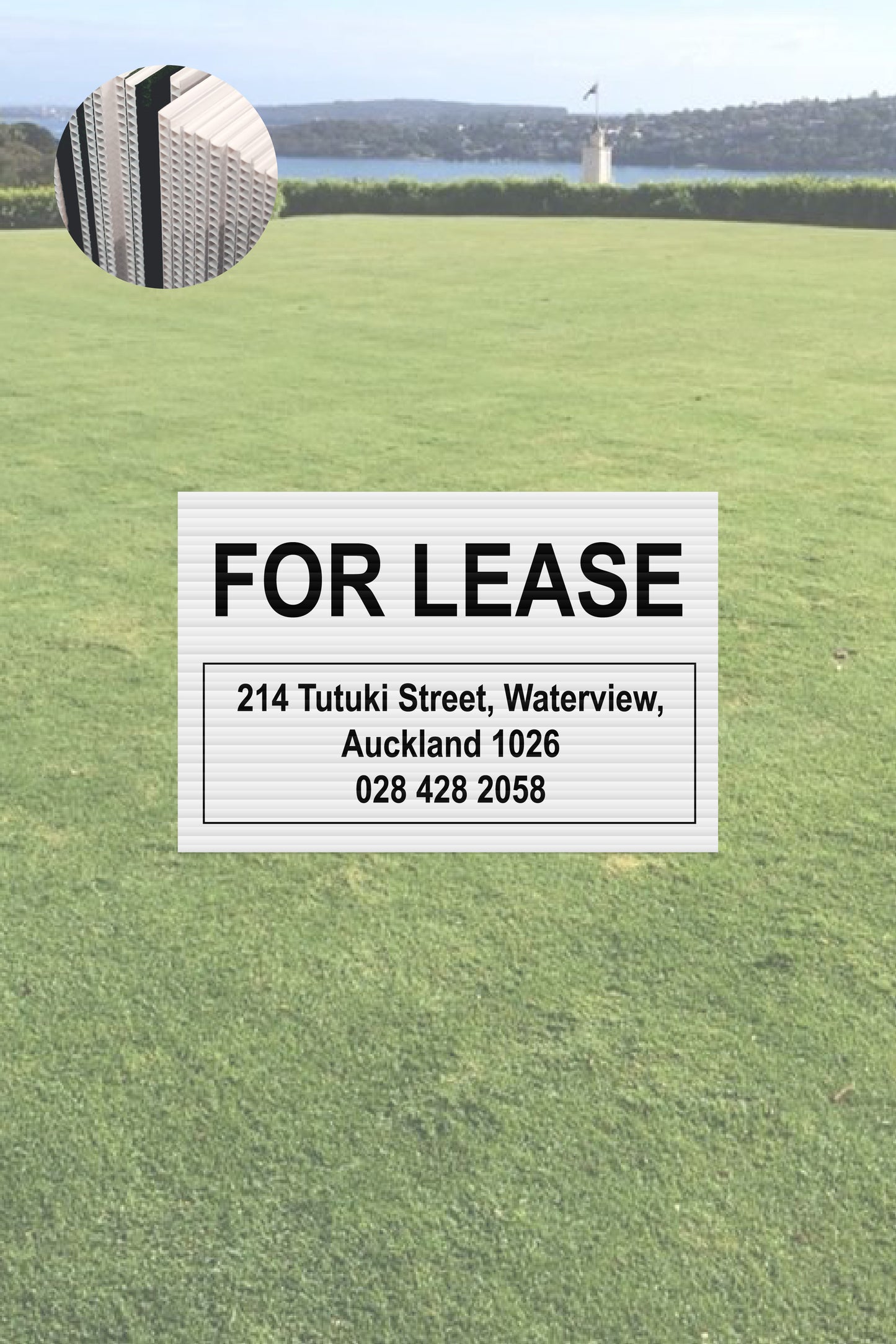 For Lease Corflute Signage